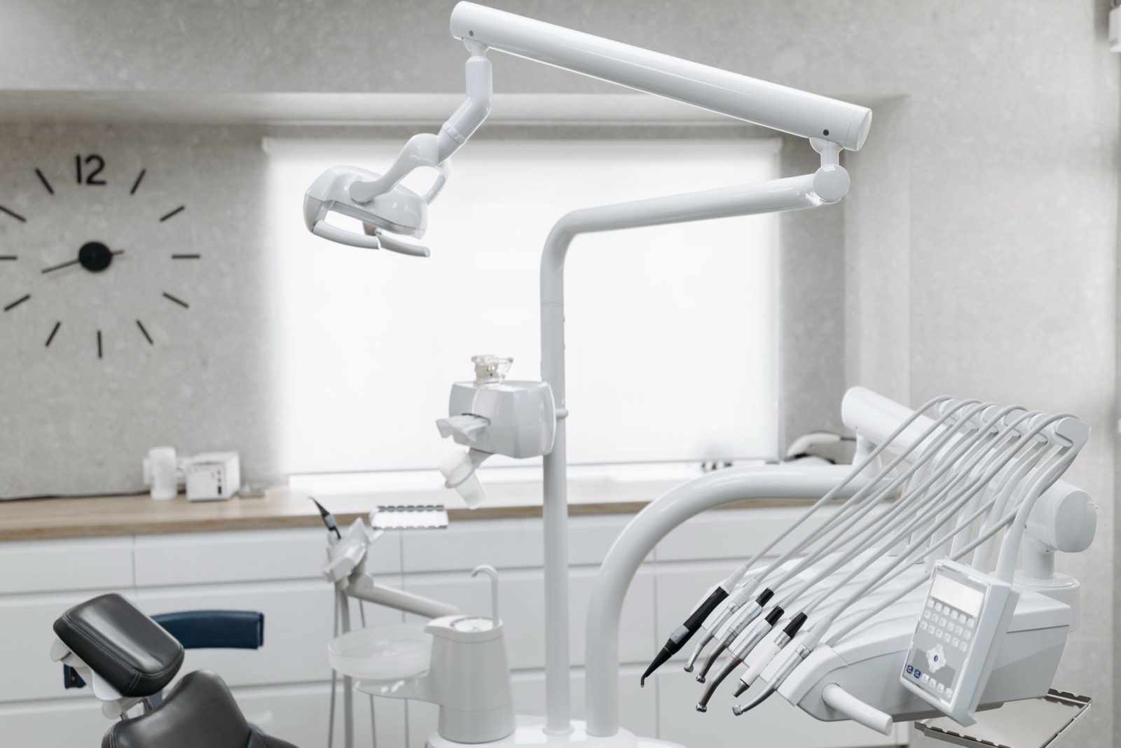 Modern dental equipment and treatment chair